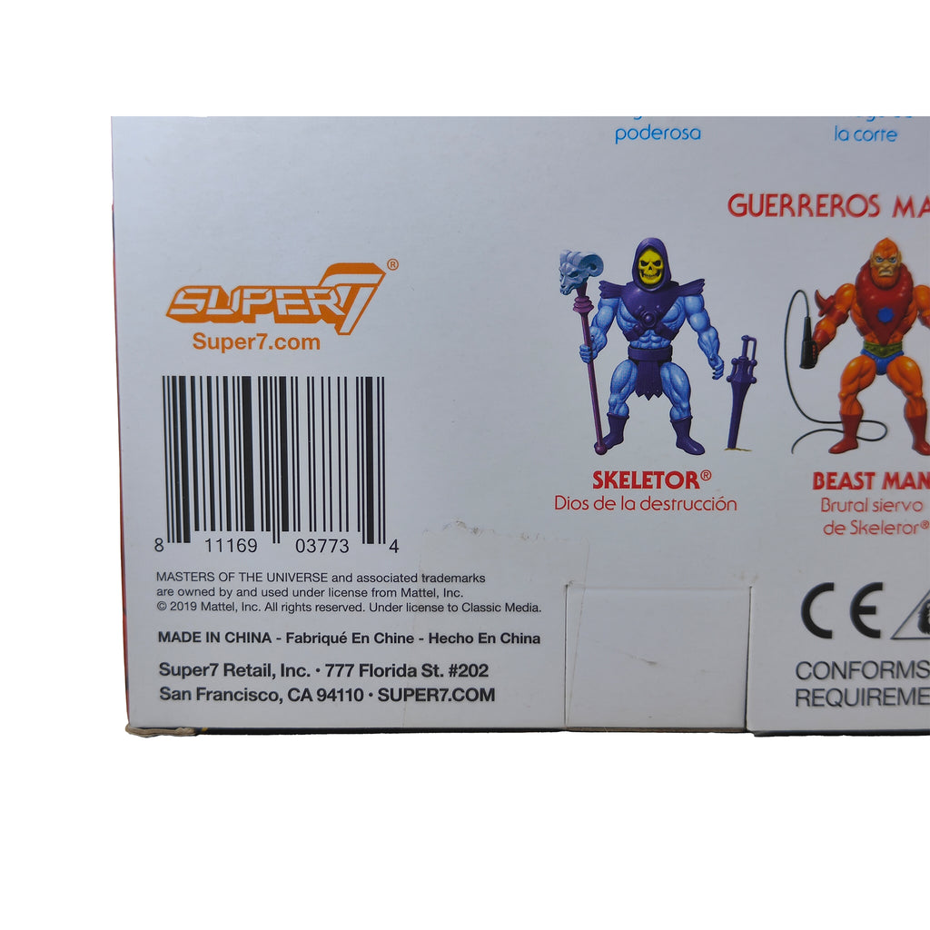 Masters of the Universe Beast Man Los Amos del Universo Super7 Figure 2019
