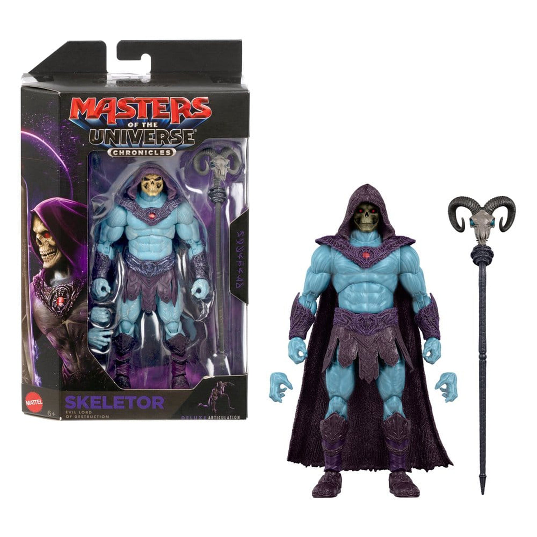 Masters of the Universe Chronicles 2026 Movie Skeletor Mattel Action Figure – Masters of the Universe, Mattel, 18 cm, 2026, brand new collector item, Uncanny Collectibles Dublin Ireland
