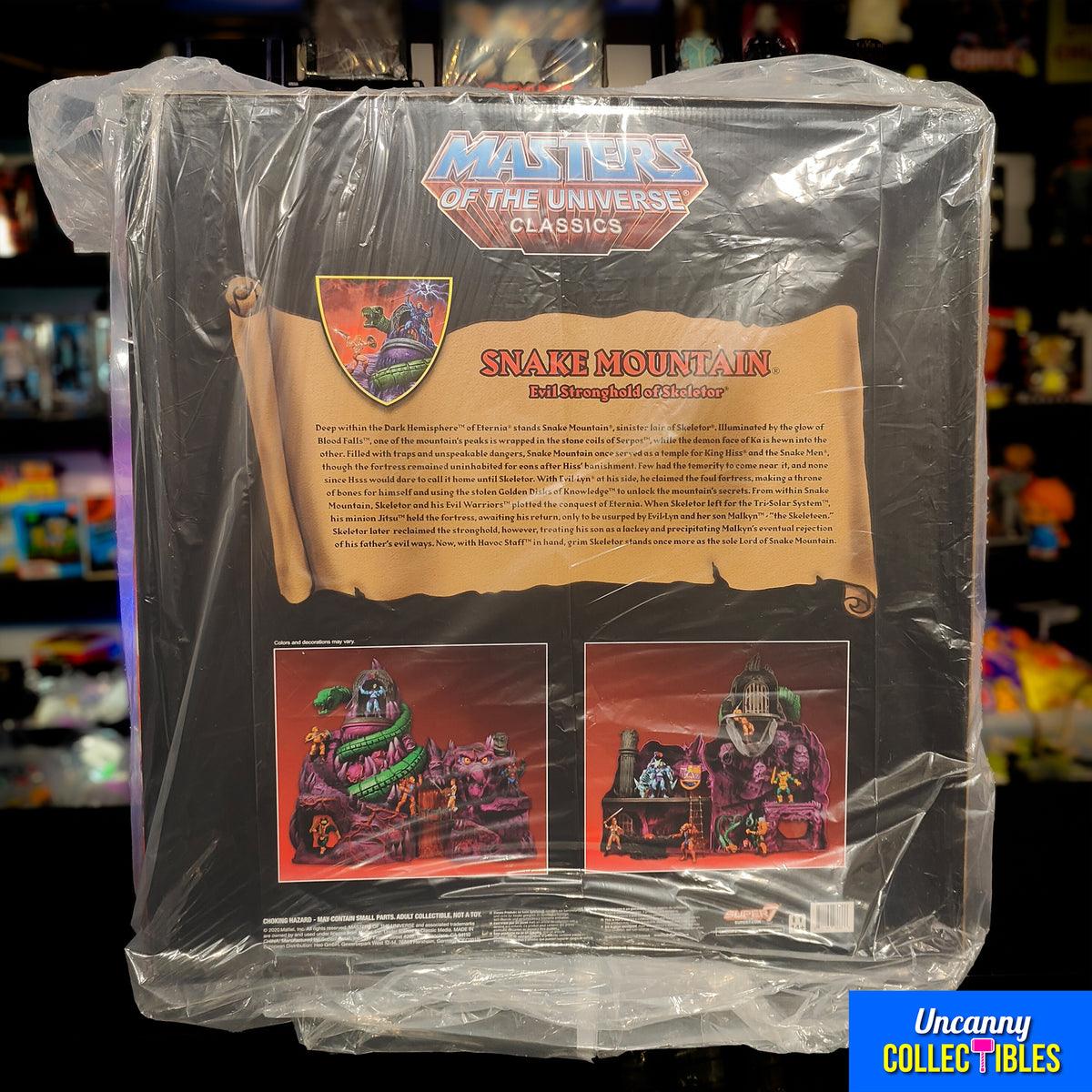 Masters of the Universe Classics Snake Mountain Playset Super7 2020 Sealed
