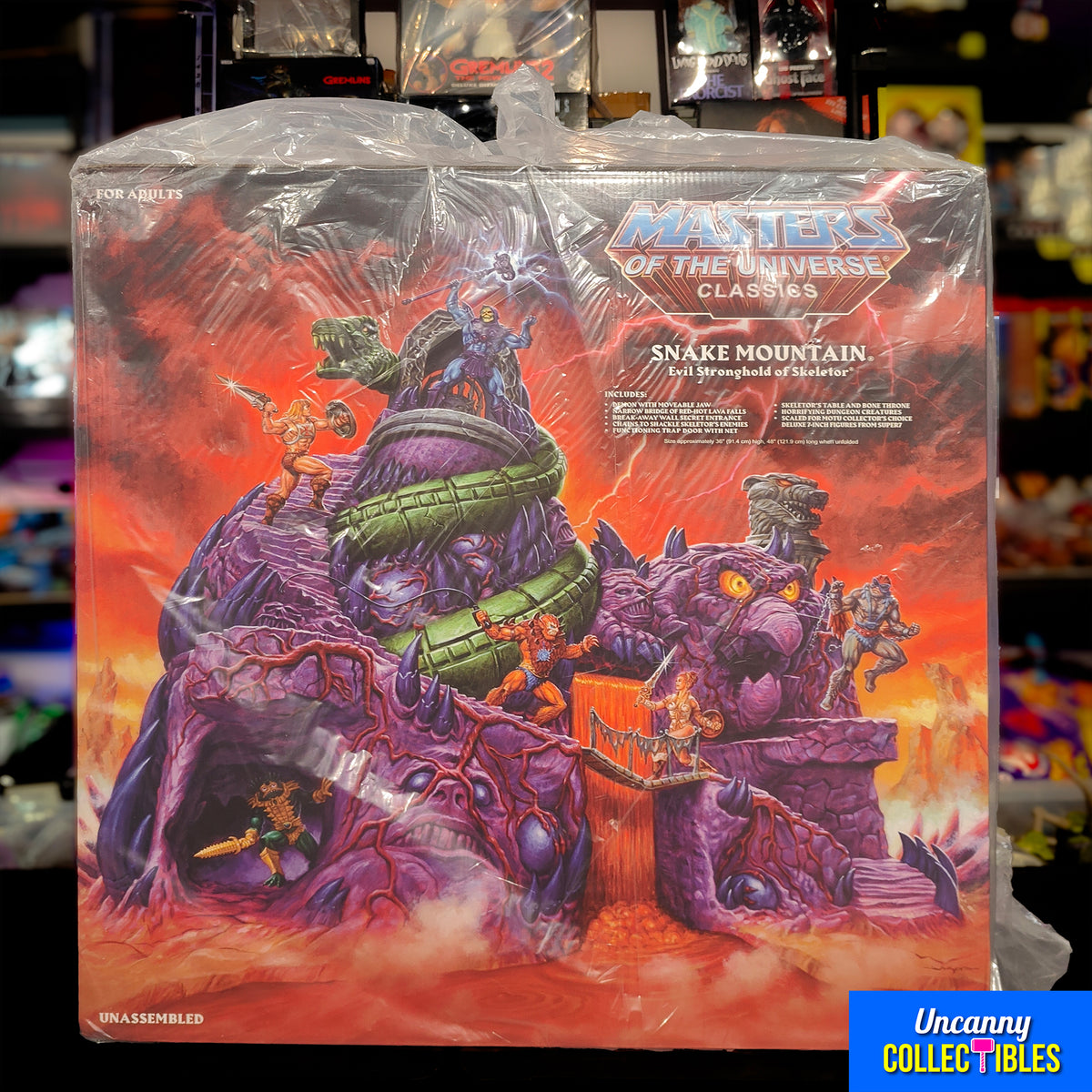 Masters of the Universe Classics Snake Mountain Playset Super7 2020 Sealed