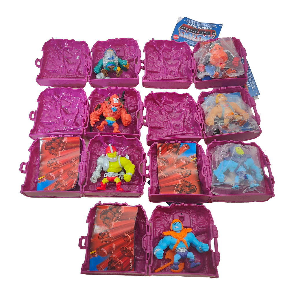 Masters of the Universe Eternia Minis He-Man Skeletor Bundle 6 Figures Mattel