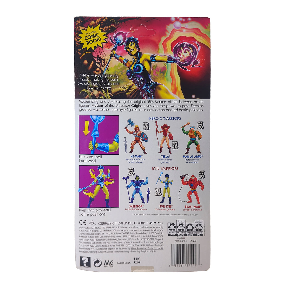 Masters of the Universe Evil-Lyn Origins Mattel Action Figure 2020