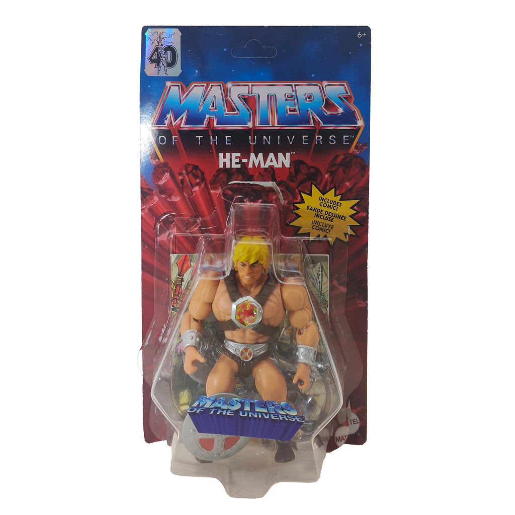 Masters of the Universe He-Man Origins 40th Anniversary Mattel Figure 2022