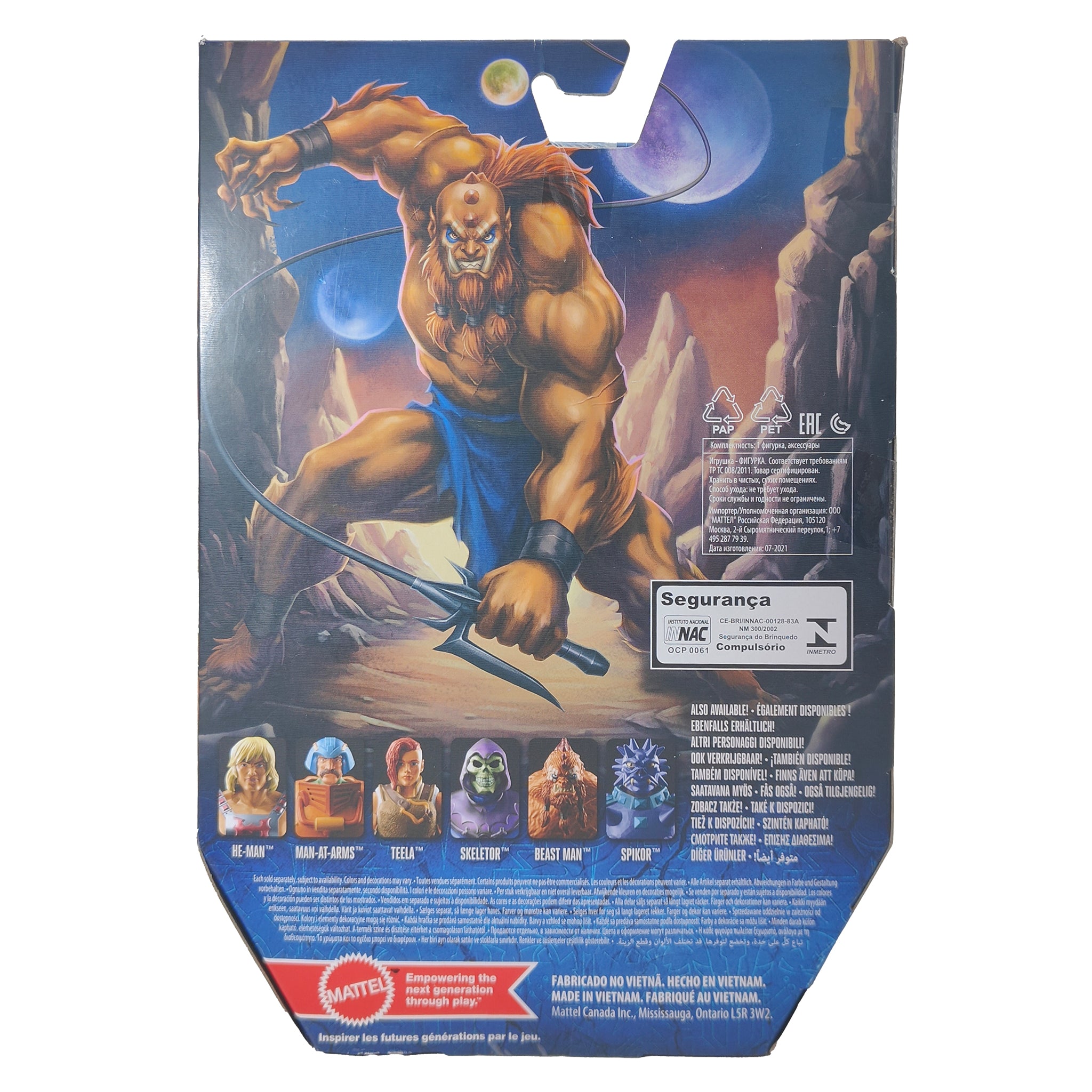 Masters of the Universe Masterverse Beast Man Revelation Mattel Action Figure 2021 18 cm – Masters of the Universe, Mattel, 18 cm, 2021, pre-owned collector piece, Uncanny Collectibles Dublin Ireland
