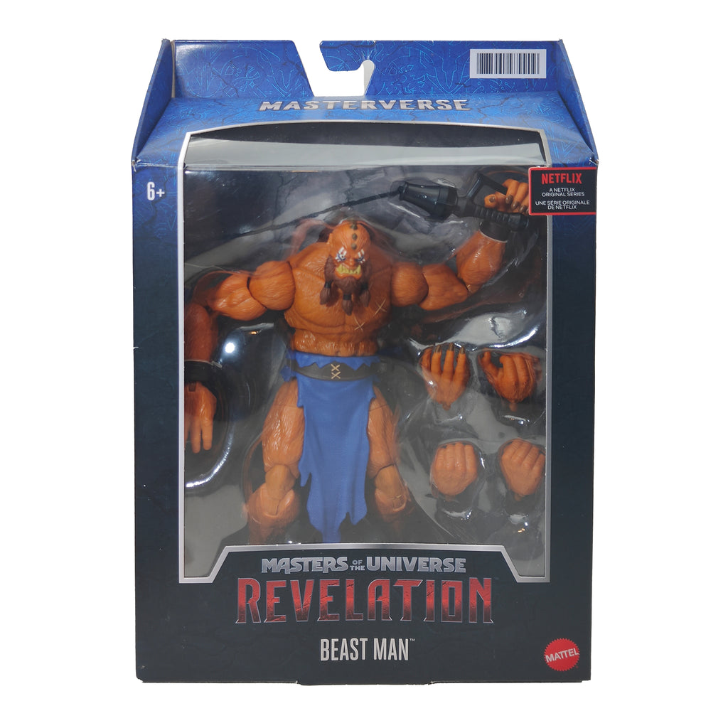 Masters of the Universe Masterverse Beast Man Revelation Mattel Action Figure 2021 18 cm – Masters of the Universe, Mattel, 18 cm, 2021, pre-owned collector piece, Uncanny Collectibles Dublin Ireland
