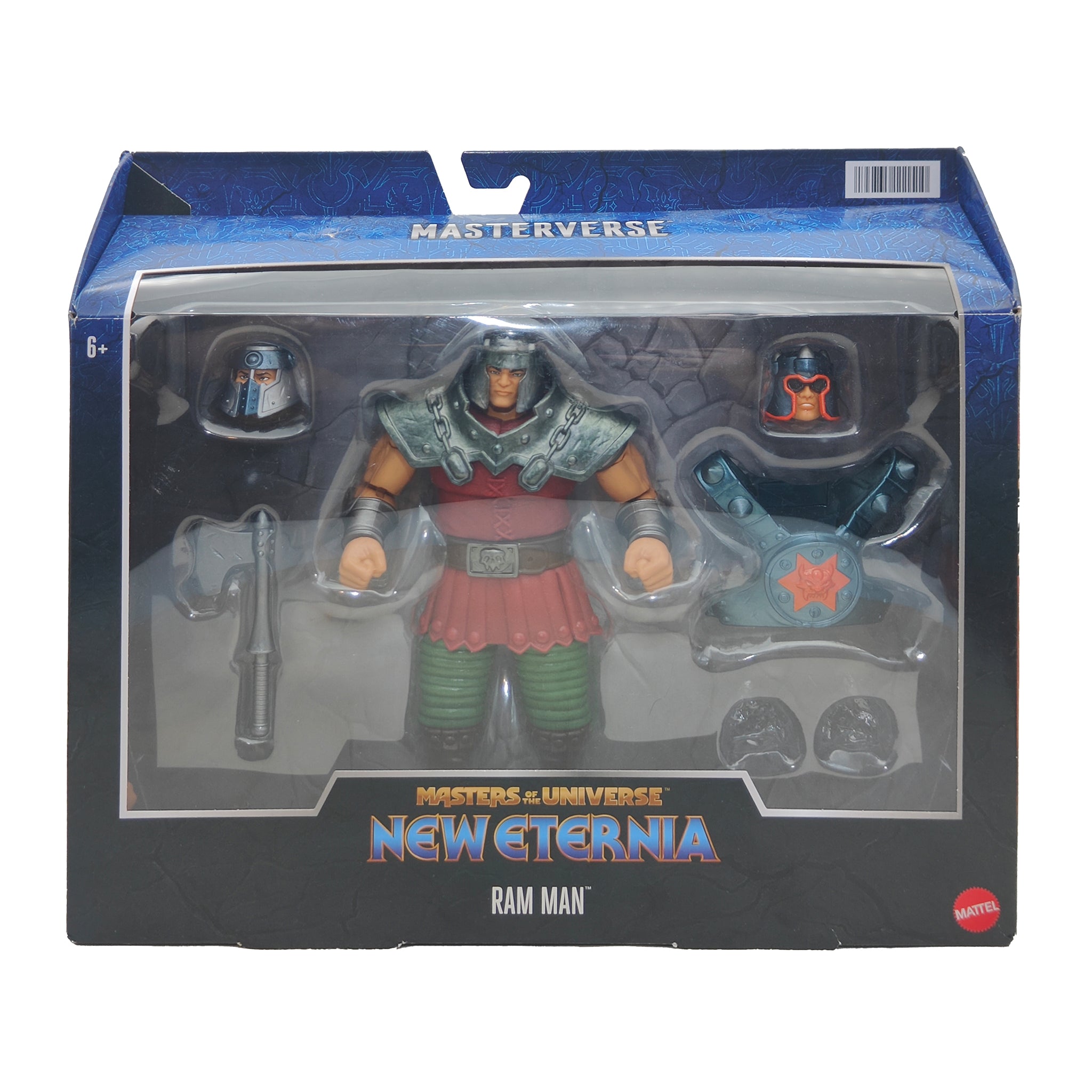 Masters of the Universe Masterverse Deluxe Ram Man New Eternia Mattel Action Figure 2022 18cm – Masters of the Universe, Mattel, 18 cm, 2022, pre-owned collector piece, Uncanny Collectibles Dublin Ireland