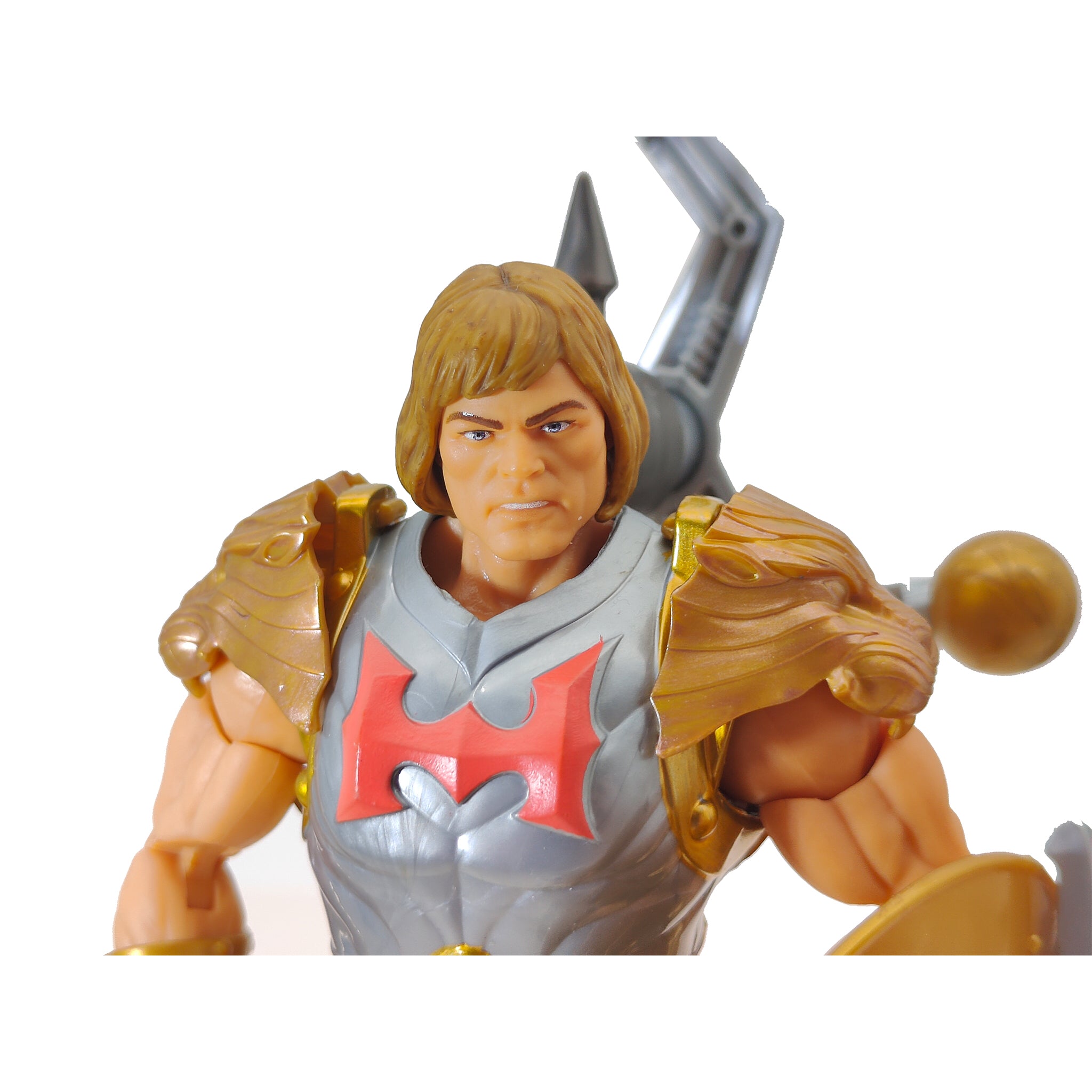 Masters of the Universe Masterverse Flying Fist He-Man New Eternia Mattel Action Figure 2024 18cm – Masters of the Universe, Mattel, 18 cm, 2024, pre-owned collector piece, Uncanny Collectibles Dublin Ireland