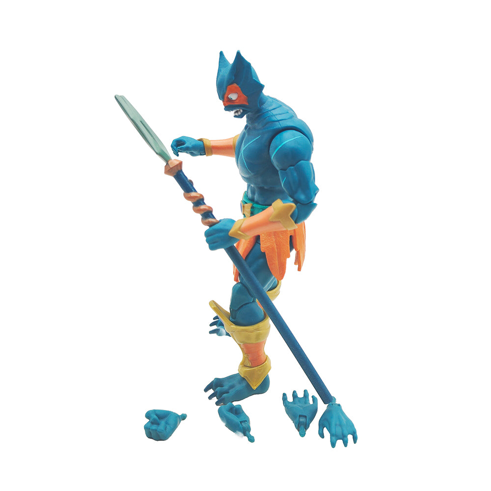 Masters of the Universe Masterverse Mer Man Revelation action figure by Mattel 2022, 18cm tall ocean warrior in used loose condition