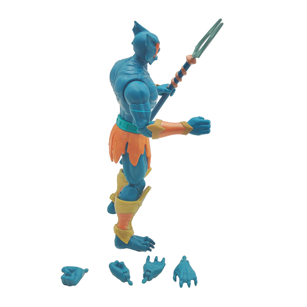 Masters of the Universe Masterverse Mer Man Revelation action figure by Mattel 2022, 18cm tall ocean warrior in used loose condition