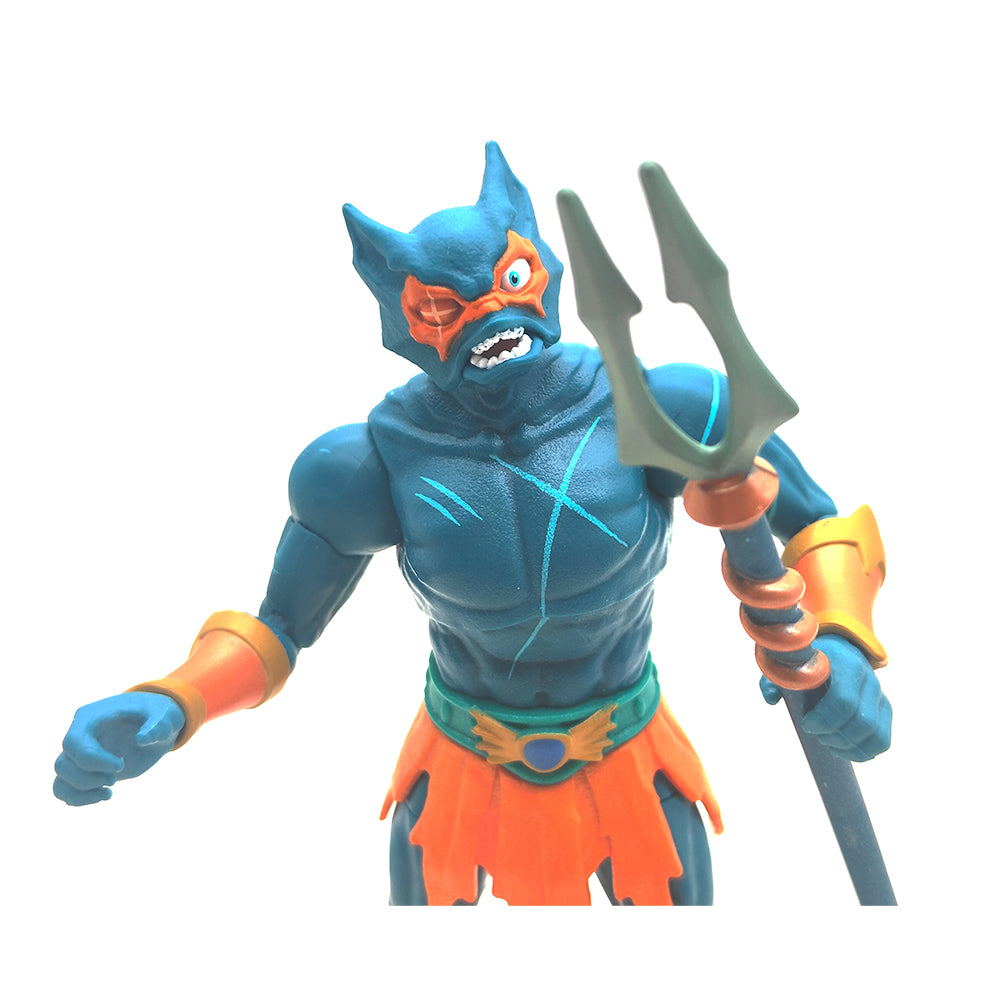 Masters of the Universe Masterverse Mer Man Revelation action figure by Mattel 2022, 18cm tall ocean warrior in used loose condition