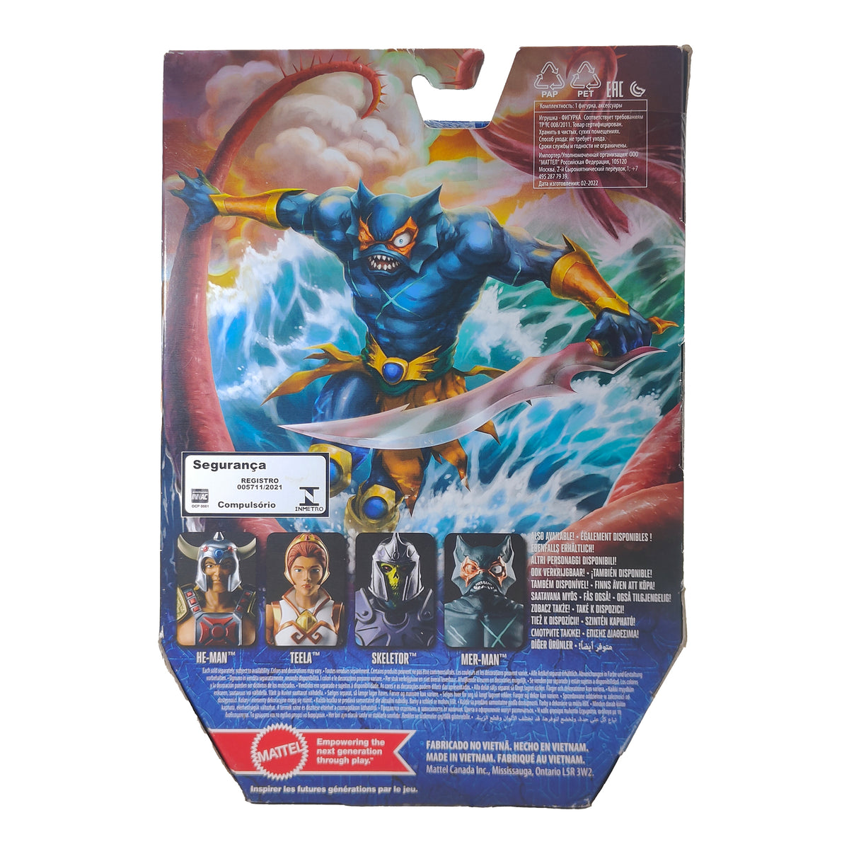Masters of the Universe Masterverse Mer Man Revelation Mattel Action Figure 2022 18 cm