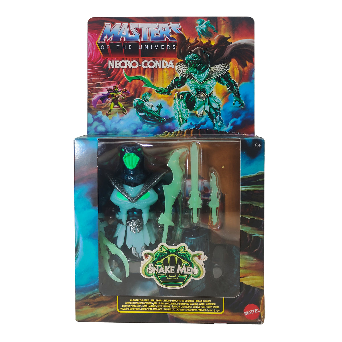 Masters of the Universe Necro-Conda Origins Snake Men Mattel Figure 2024