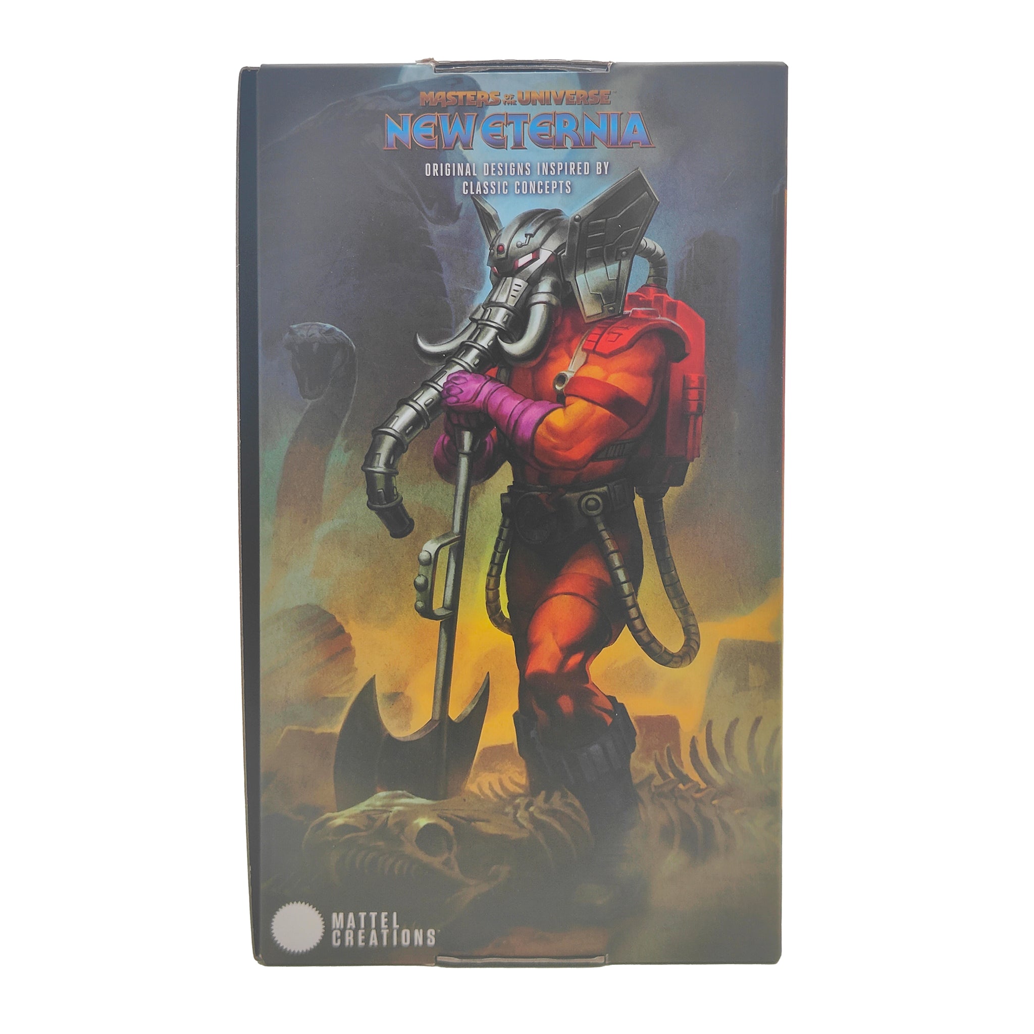 Masters Of The Universe New Eternia Snout Spout Mattel Creations Figure 2023 – Masters of the Universe, Mattel, 18 cm, 2023, pre-owned collector piece, Uncanny Collectibles Dublin Ireland