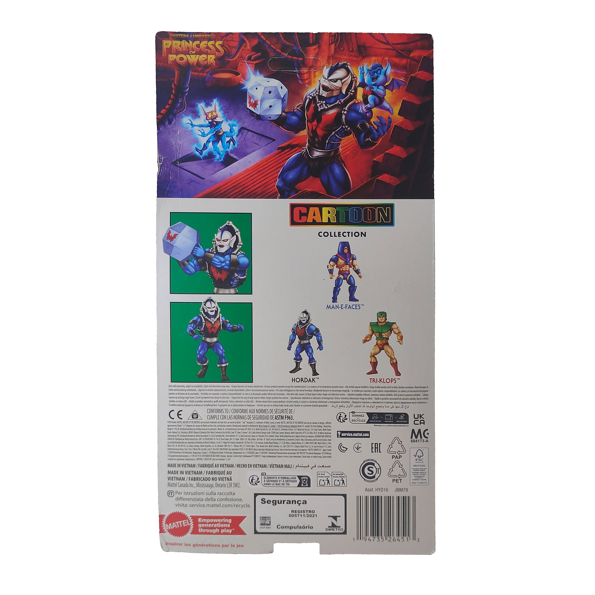 Masters of the Universe Origin Hordak Cartoon Collection Mattel Action Figure