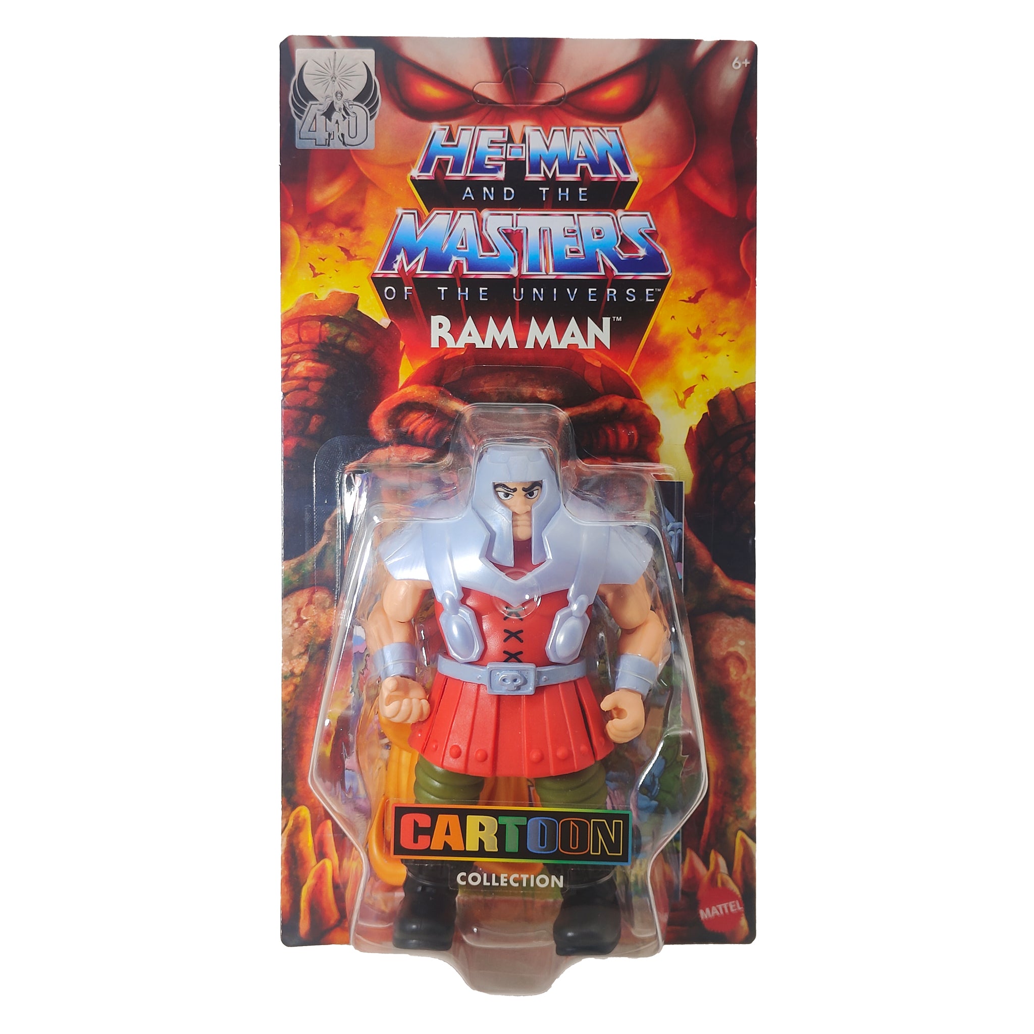 Masters of the Universe Origin Ram Man Cartoon Collection Mattel Action Figure – Masters of the Universe, Mattel, 14 cm, pre-owned collector piece, Uncanny Collectibles Dublin Ireland