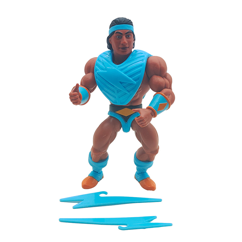 Masters of the Universe Origins Bolt Man Action Figure Mattel 2020 14 cm – Masters of the Universe, Mattel, 14 cm, 2020, pre-owned collector piece, Uncanny Collectibles Dublin Ireland