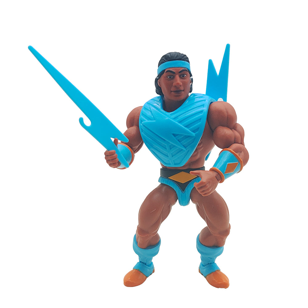 Masters of the Universe Origins Bolt Man Action Figure Mattel 2020 14 cm – Masters of the Universe, Mattel, 14 cm, 2020, pre-owned collector piece, Uncanny Collectibles Dublin Ireland