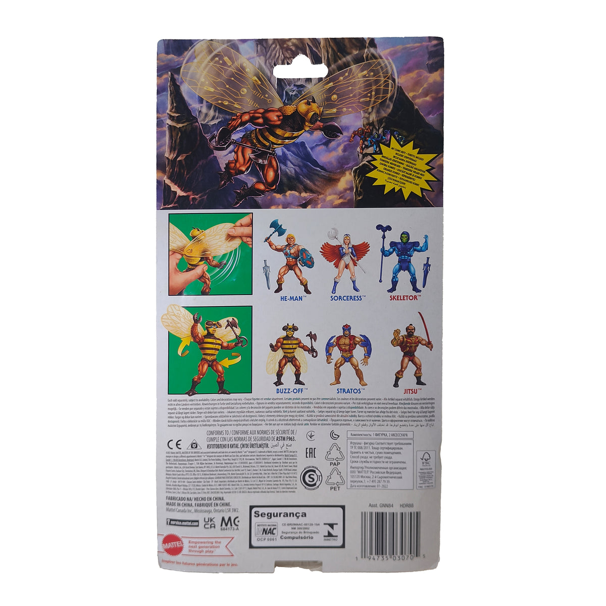 Masters of the Universe Buzz-Off Origins Mattel Action Figure 2022 - photo 4 of 27