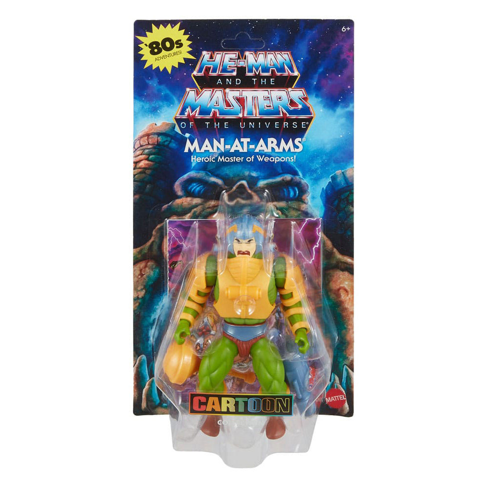 Masters of the Universe Origins Cartoon Man At Arms Mattel Action Figure 14 cm – Masters of the Universe, Mattel, 14 cm, 2024, brand new collector item, Uncanny Collectibles Dublin Ireland