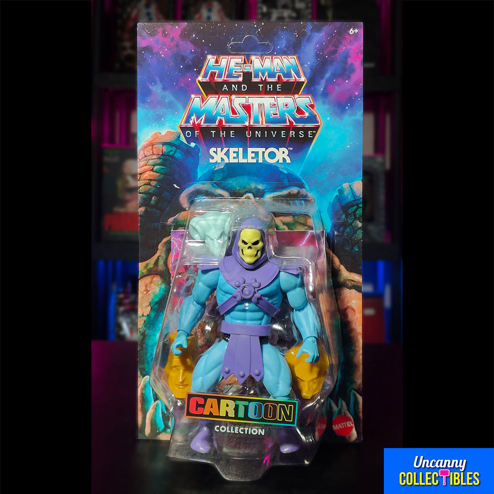 Masters of the Universe Origins Cartoon Skeletor Mattel Action Figure 14 cm – Masters of the Universe, Mattel, 14 cm, 2024, brand new collector item, Uncanny Collectibles Dublin Ireland