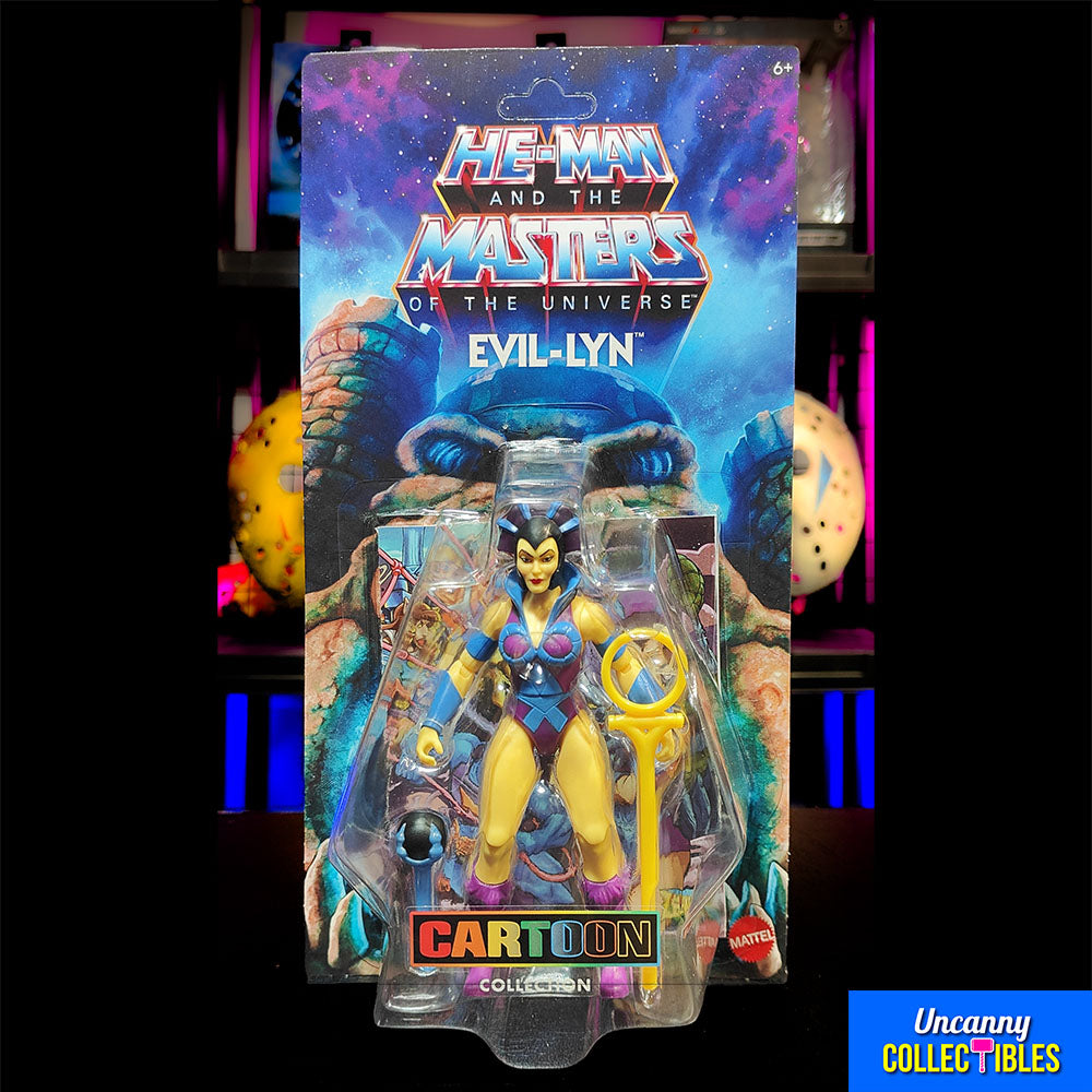 Masters of the Universe Origins Evil Lyn Cartoon Collection Mattel Action Figure 14 cm – Masters of the Universe, Mattel, 14 cm, 2024, brand new collector item, Uncanny Collectibles Dublin Ireland
