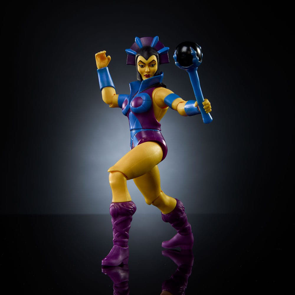 Masters of the Universe Origins Evil Lyn Cartoon Collection Mattel Action Figure 14 cm – Masters of the Universe, Mattel, 14 cm, 2024, brand new collector item, Uncanny Collectibles Dublin Ireland