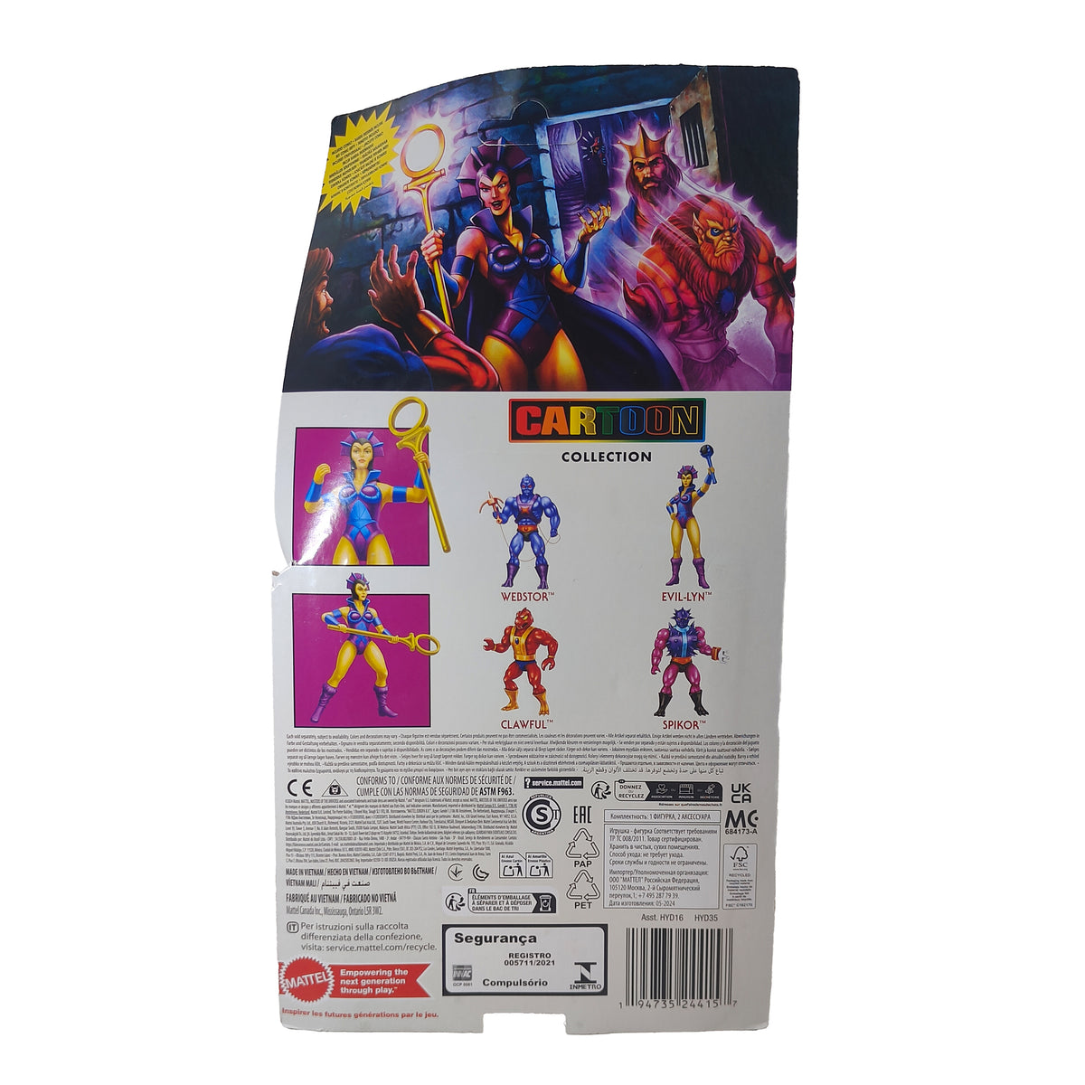 Masters of the Universe Origins Evil-Lyn Cartoon Collection Mattel Action Figure
