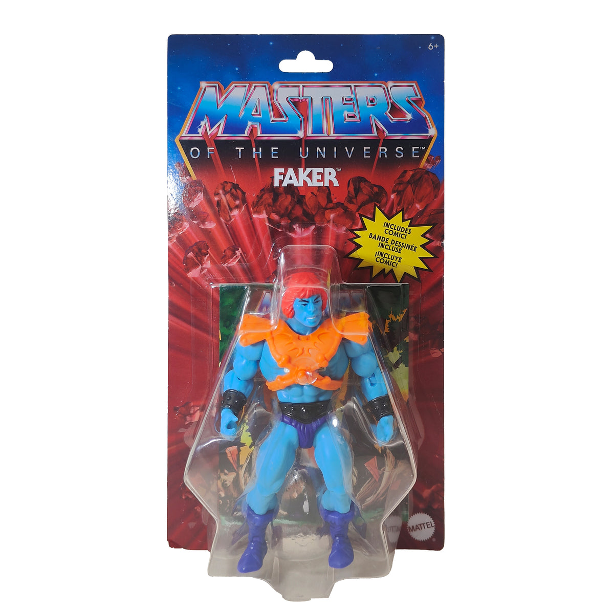 Masters of the Universe Origins Faker Mattel Action Figure 2021, 14cm, pre-owned