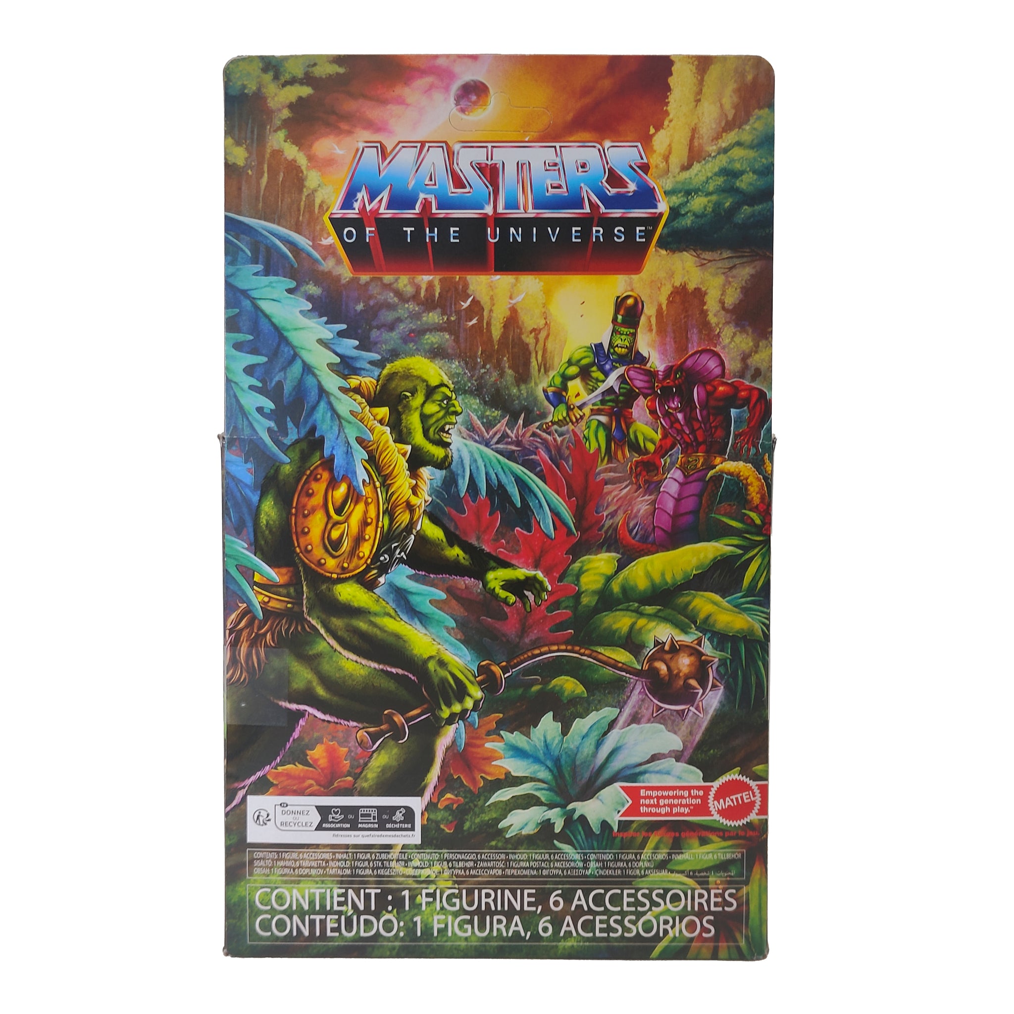 Masters of the Universe Origins Flocked Moss Man Deluxe Mattel Action Figure