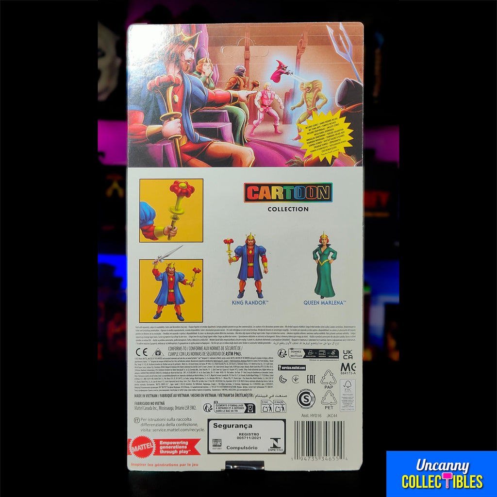 Masters of the Universe Origins King Randor Cartoon Collection Mattel Figure