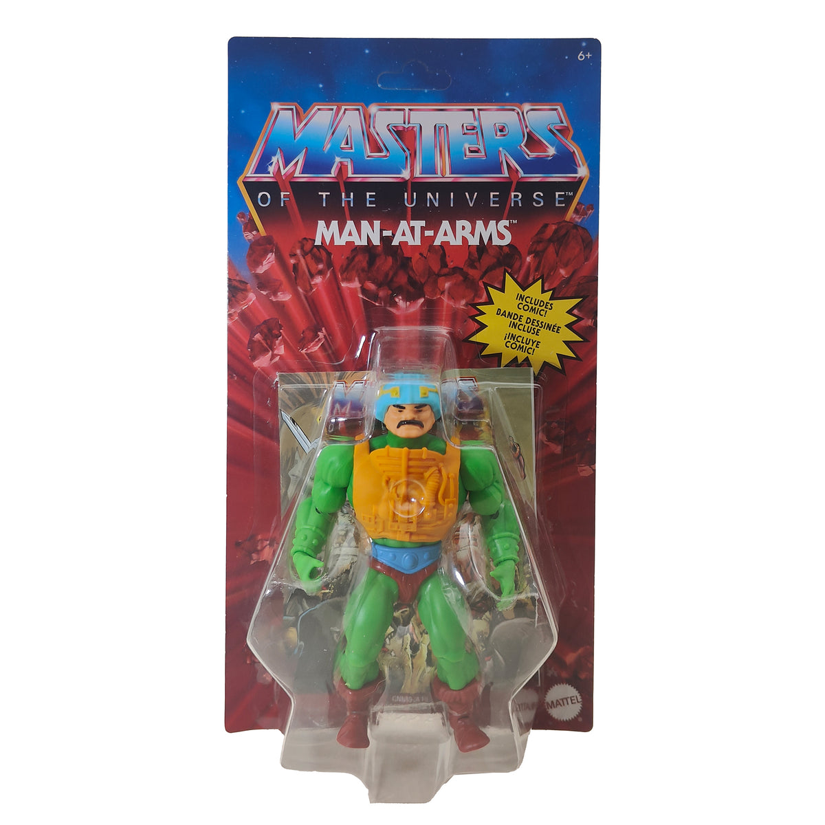 Masters of the Universe Origins Man-At-Arms Mattel Action Figure 2020, 14cm, pre-owned