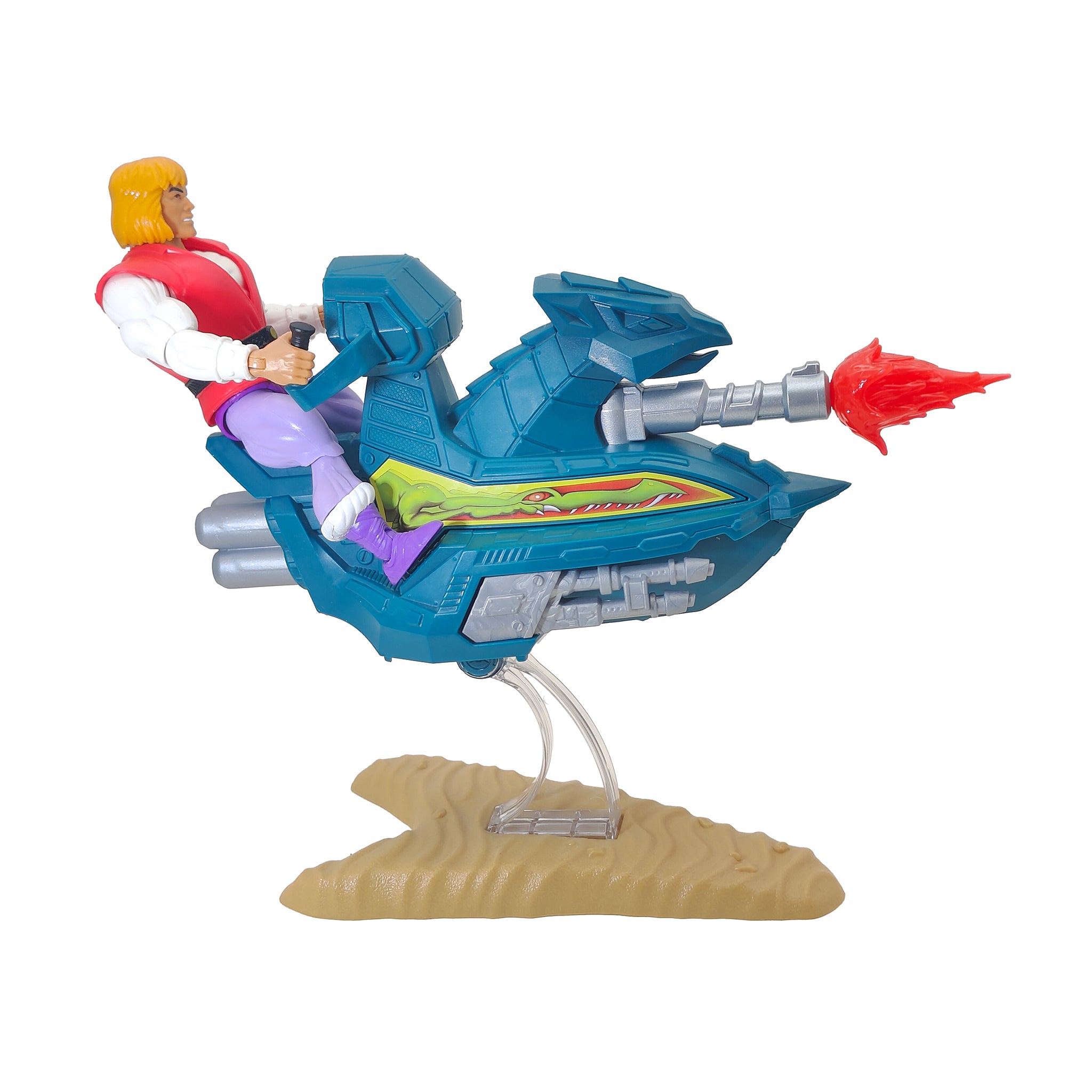 Masters of the Universe Origins Prince Adam Sky Sled Vehicle and Figure Mattel 2021 – Masters of the Universe, Mattel, 24 cm, 2021, pre-owned collector piece, Uncanny Collectibles Dublin Ireland
