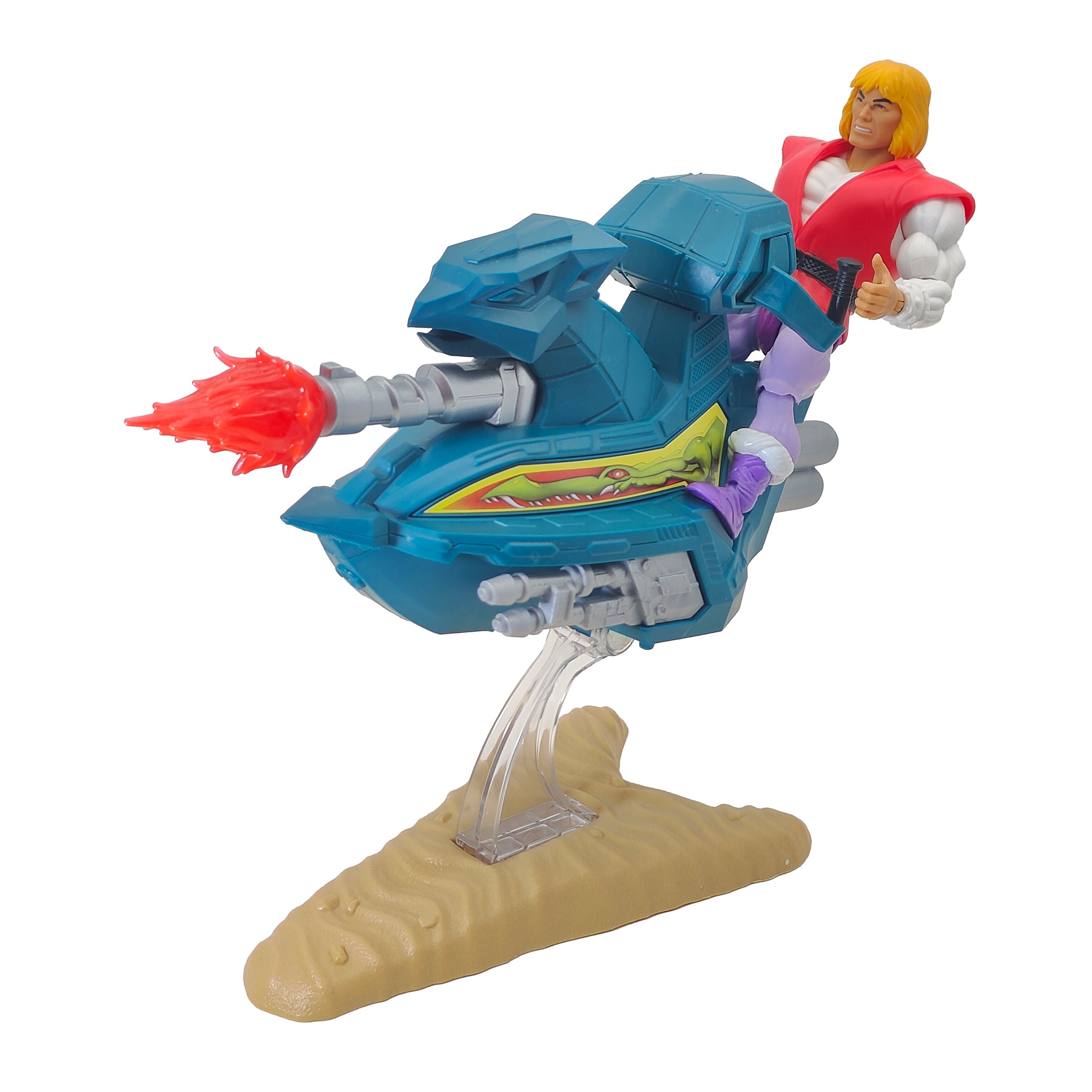 Masters of the Universe Origins Prince Adam Sky Sled Vehicle and Figure Mattel 2021 – Masters of the Universe, Mattel, 24 cm, 2021, pre-owned collector piece, Uncanny Collectibles Dublin Ireland