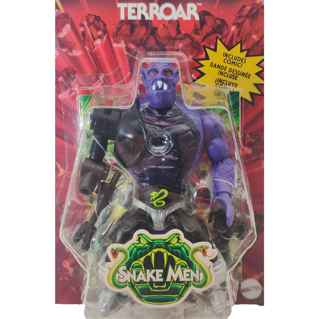 Masters of the Universe Origins Snake Men Terroar Mattel Action Figure 14 cm – Masters of the Universe, Mattel, 14 cm, pre-owned collector piece, Uncanny Collectibles Dublin Ireland