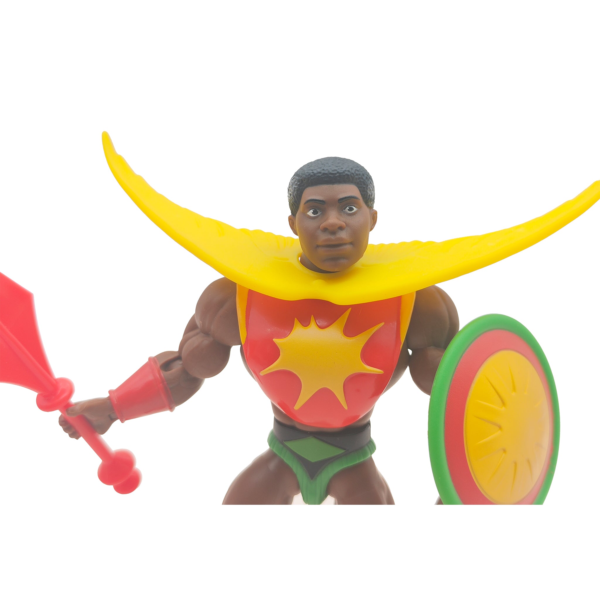 Masters of the Universe Origins Sun Man Mattel Action Figure 2020 14cm – Masters of the Universe, Mattel, 14 cm, 2020, pre-owned collector piece, Uncanny Collectibles Dublin Ireland