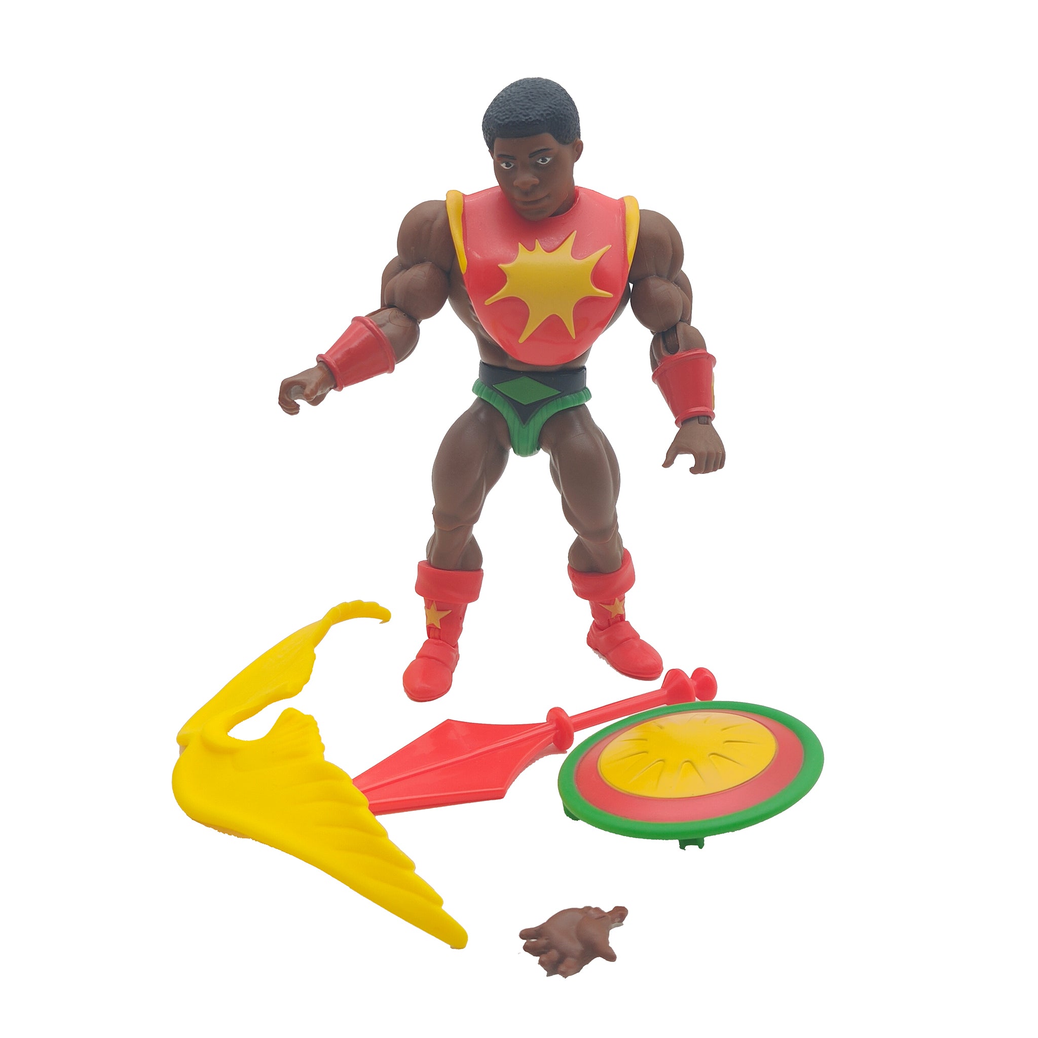 Masters of the Universe Origins Sun Man Mattel Action Figure 2020 14cm – Masters of the Universe, Mattel, 14 cm, 2020, pre-owned collector piece, Uncanny Collectibles Dublin Ireland