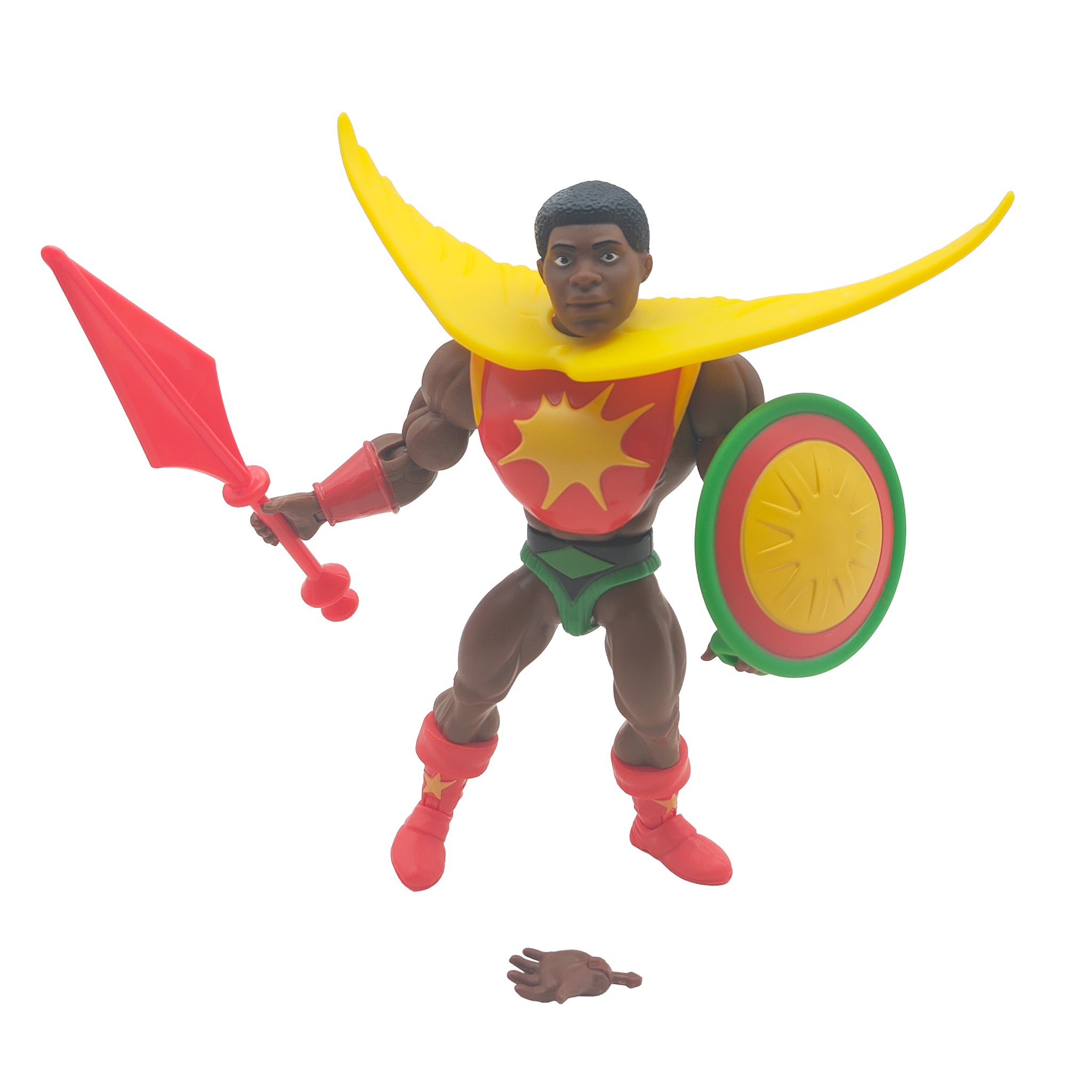 Masters of the Universe Origins Sun Man Mattel Action Figure 2020 14cm – Masters of the Universe, Mattel, 14 cm, 2020, pre-owned collector piece, Uncanny Collectibles Dublin Ireland