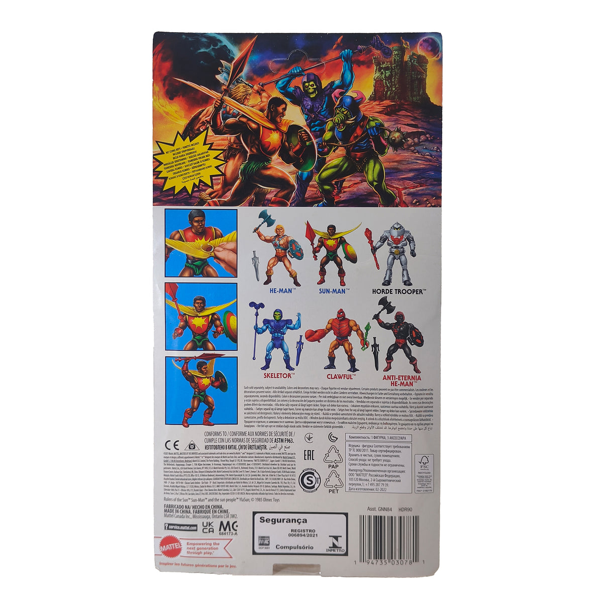 Masters of the Universe Origins Sun-Man Mattel Action Figure 2022 - photo 4 of 18