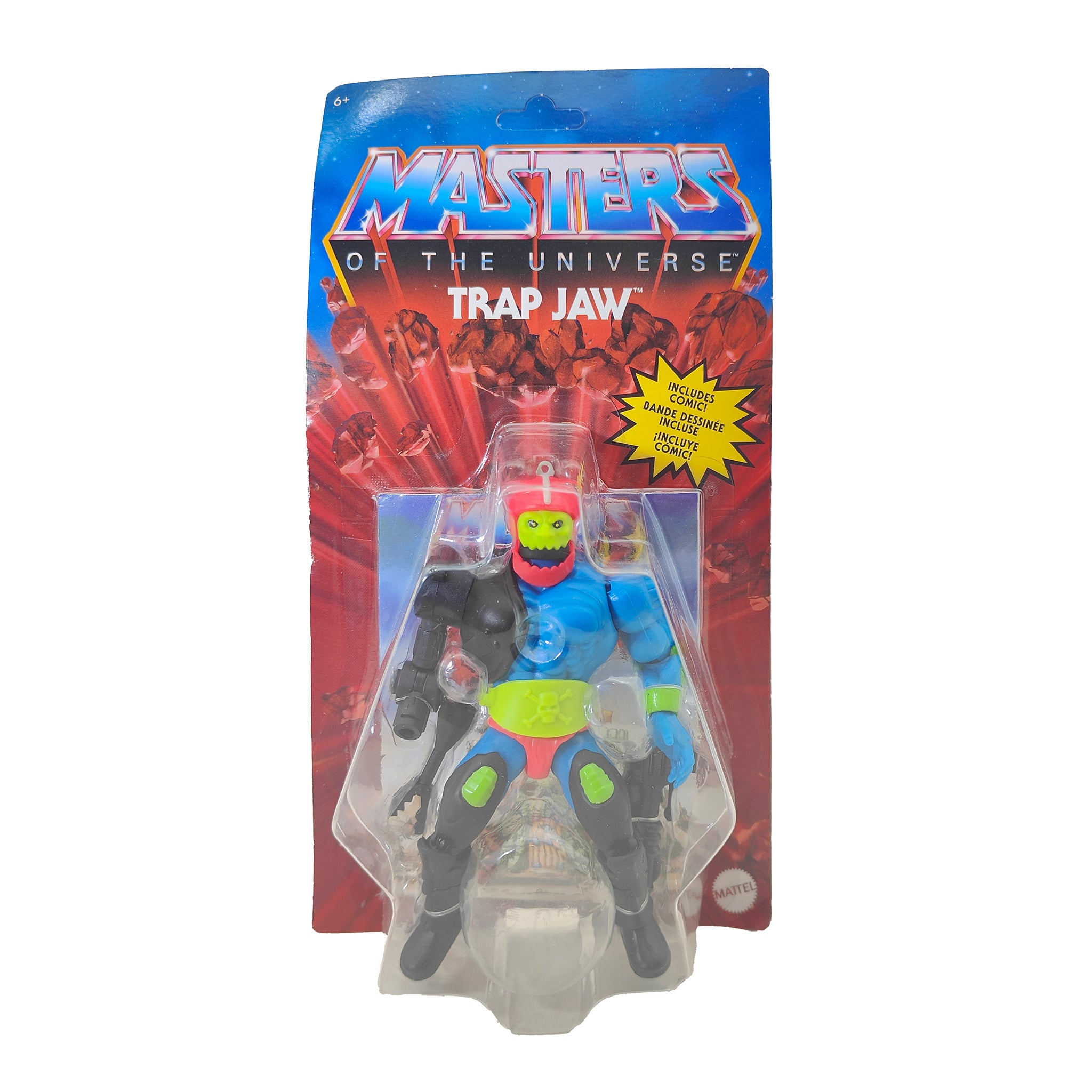 Masters of the Universe Origins Trap Jaw Mattel Action Figure 2020 14 cm – Masters of the Universe, Mattel, 14 cm, 2020, pre-owned collector piece, Uncanny Collectibles Dublin Ireland
