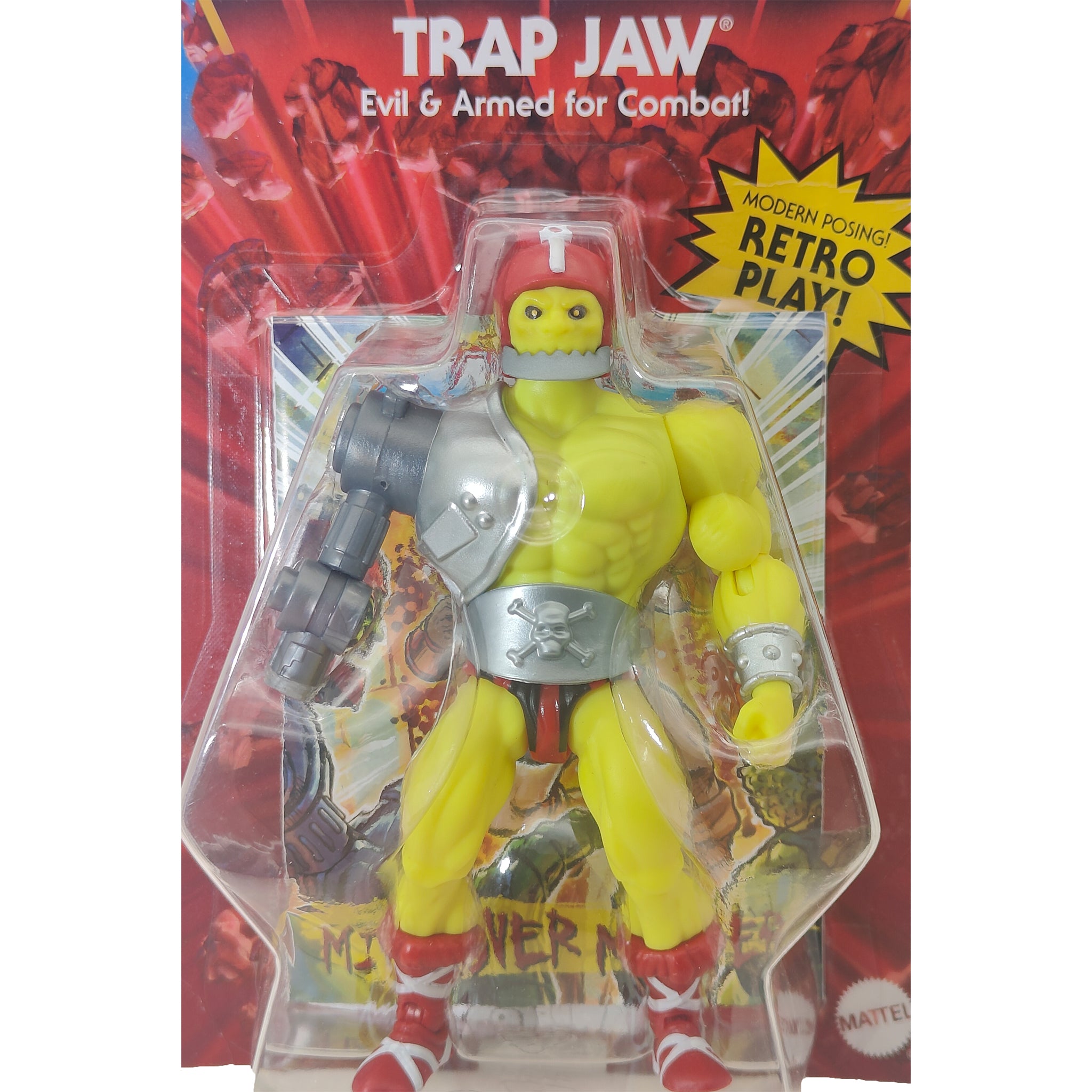 Masters of the Universe Origins Trap Jaw Mattel Action Figure 14 cm – Masters of the Universe, Mattel, 14 cm, 2020, pre-owned collector piece, Uncanny Collectibles Dublin Ireland
