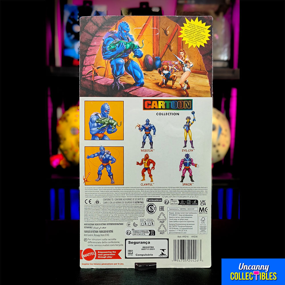 Masters of the Universe Origins Webstor Cartoon Collection Mattel Action Figure 14 cm – Masters of the Universe, Mattel, 14 cm, 2024, brand new collector item, Uncanny Collectibles Dublin Ireland