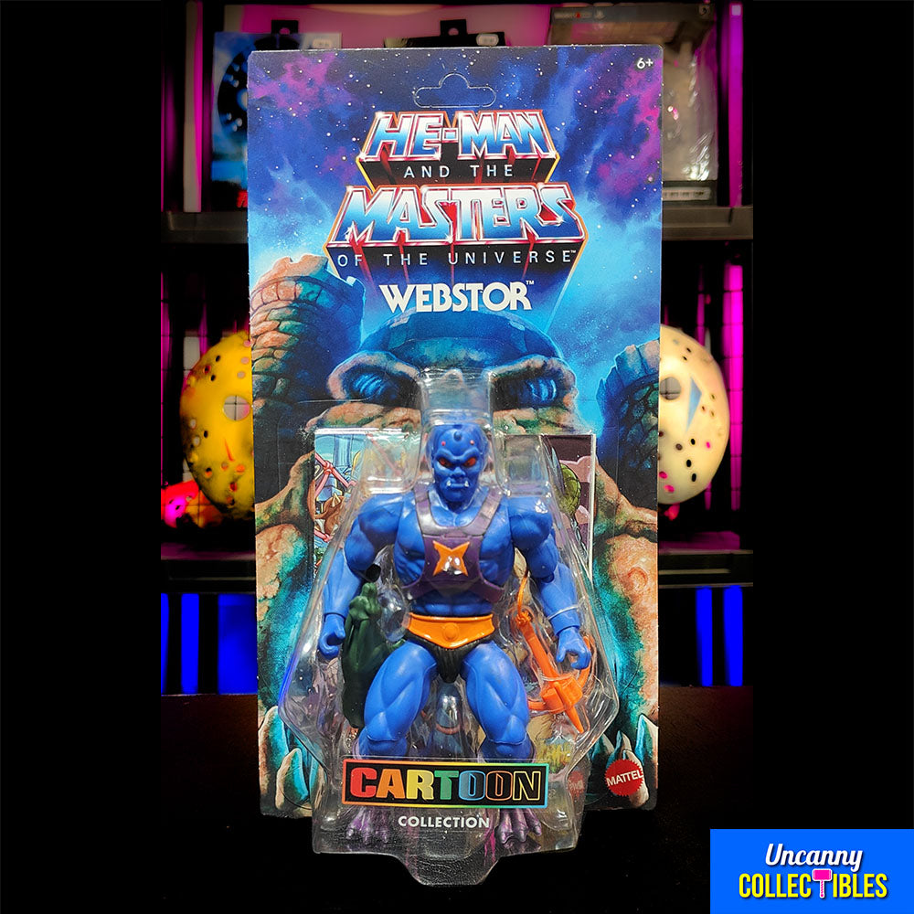 Masters of the Universe Origins Webstor Cartoon Collection Mattel Action Figure 14 cm – Masters of the Universe, Mattel, 14 cm, 2024, brand new collector item, Uncanny Collectibles Dublin Ireland