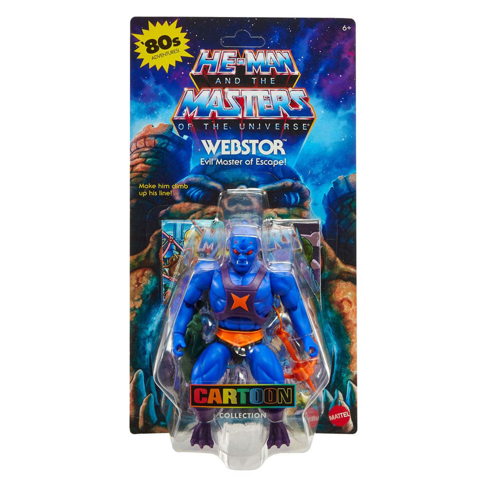 Masters of the Universe Origins Webstor Cartoon Collection Mattel Action Figure 14 cm – Masters of the Universe, Mattel, 14 cm, 2024, brand new collector item, Uncanny Collectibles Dublin Ireland