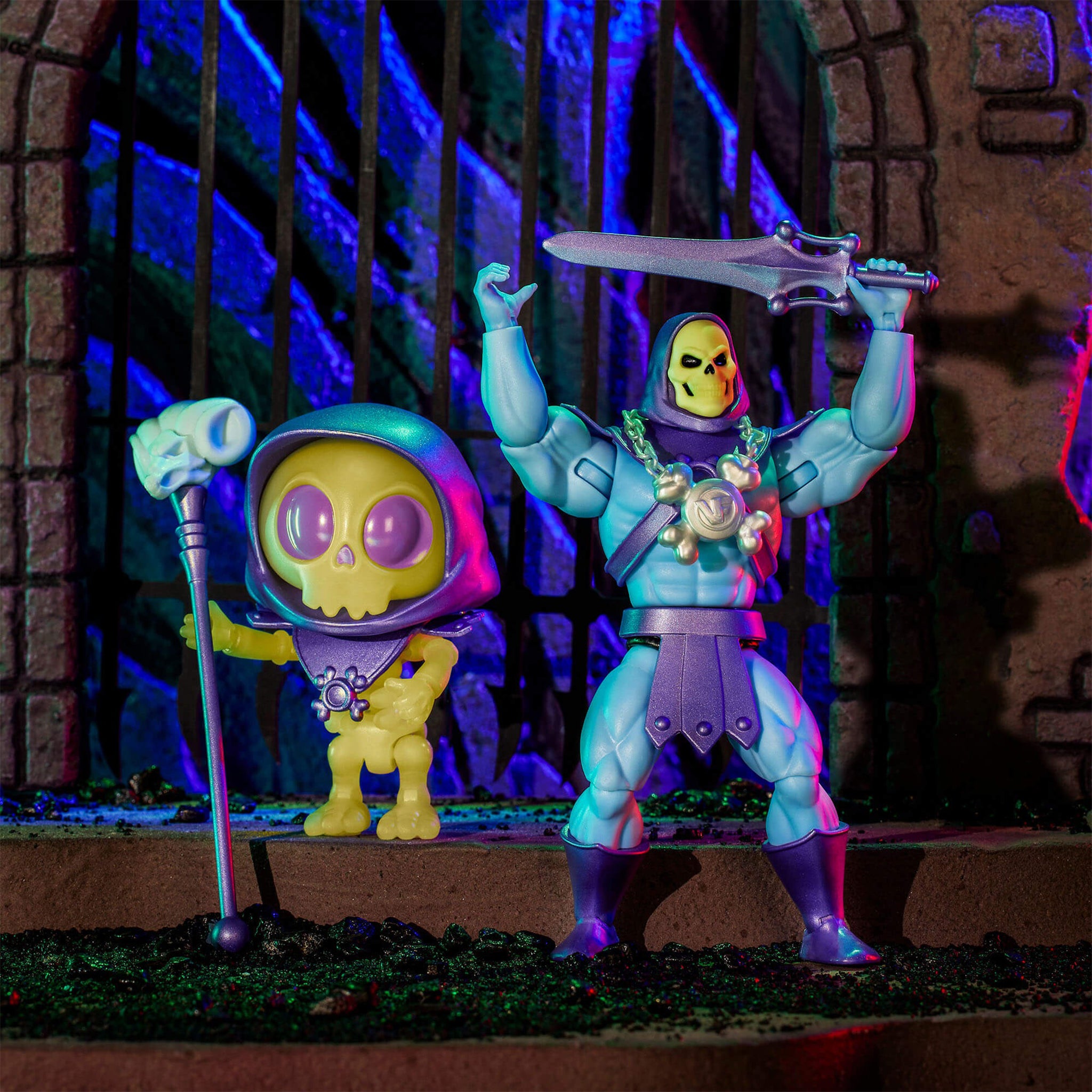 Masters of the Universe Skeletor VeeFriends Skilled Skeleton Mattel 2 Pack 2023