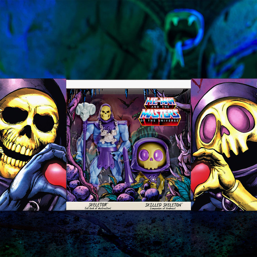 Masters of the Universe Skeletor VeeFriends Skilled Skeleton Mattel 2 Pack 2023