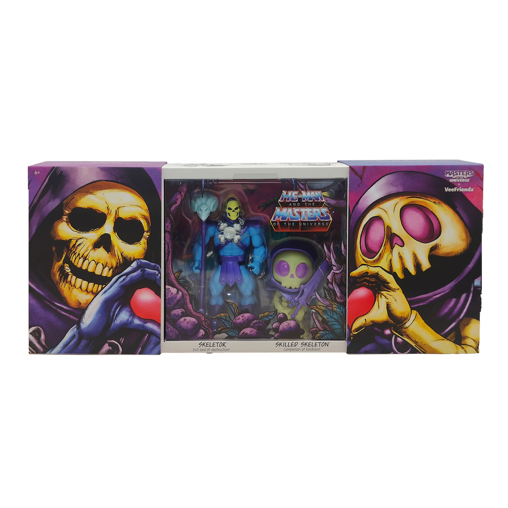 Masters of the Universe Skeletor VeeFriends Skilled Skeleton Mattel 2 Pack 2023