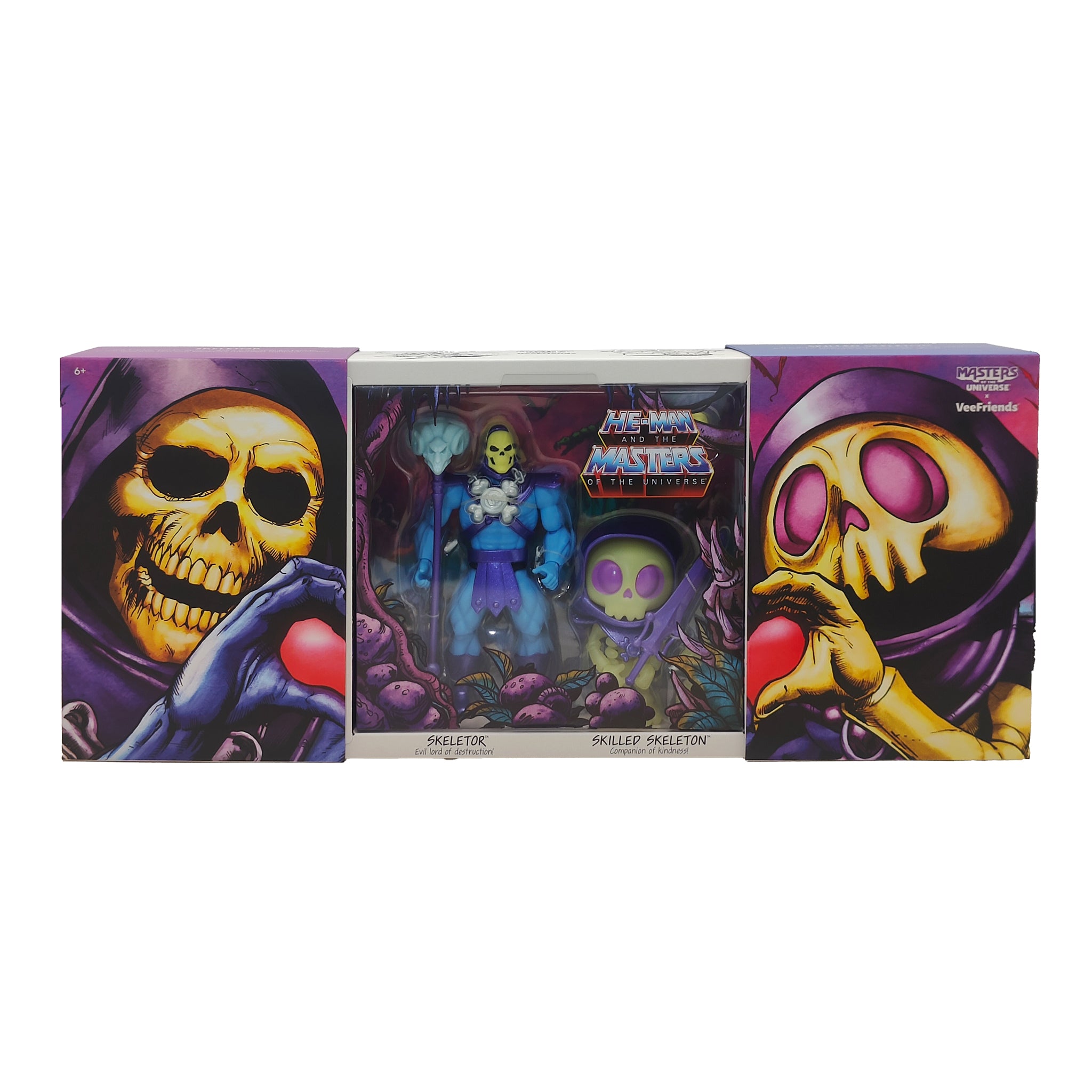 Masters of the Universe Skeletor VeeFriends Skilled Skeleton Mattel 2 Pack 2023