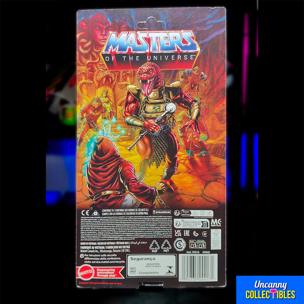 Masters of the Universe Origins Snake Men Vypor Mattel Action Figure 14 cm – Masters of the Universe, Mattel, 14 cm, 2024, brand new collector item, Uncanny Collectibles Dublin Ireland