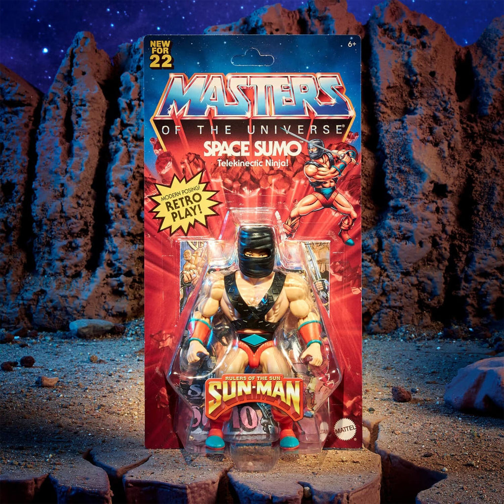 Masters of the Universe Space Sumo Rulers of the Sun Origins Mattel Figure 2022