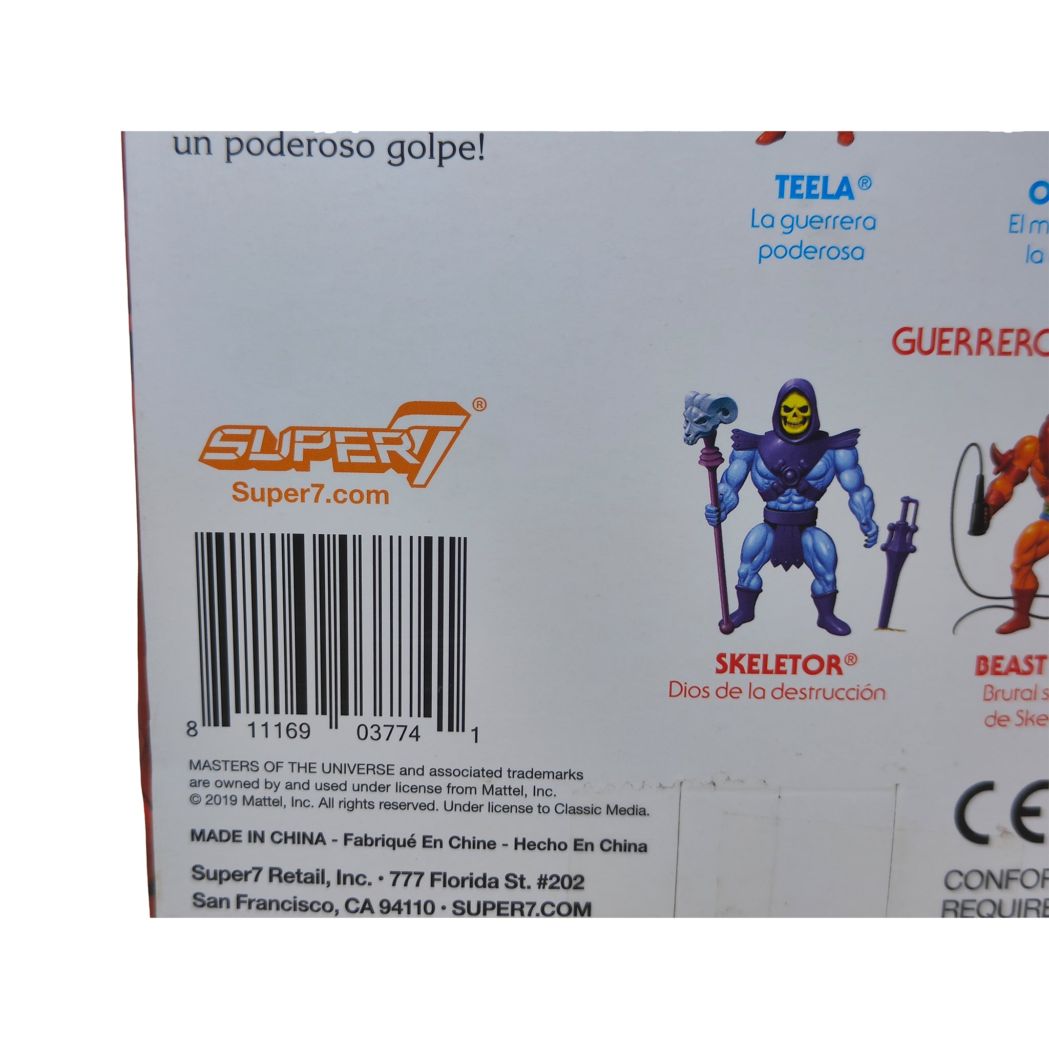 Masters of the Universe Teela Los Amos del Universo Super7 Figure 2019